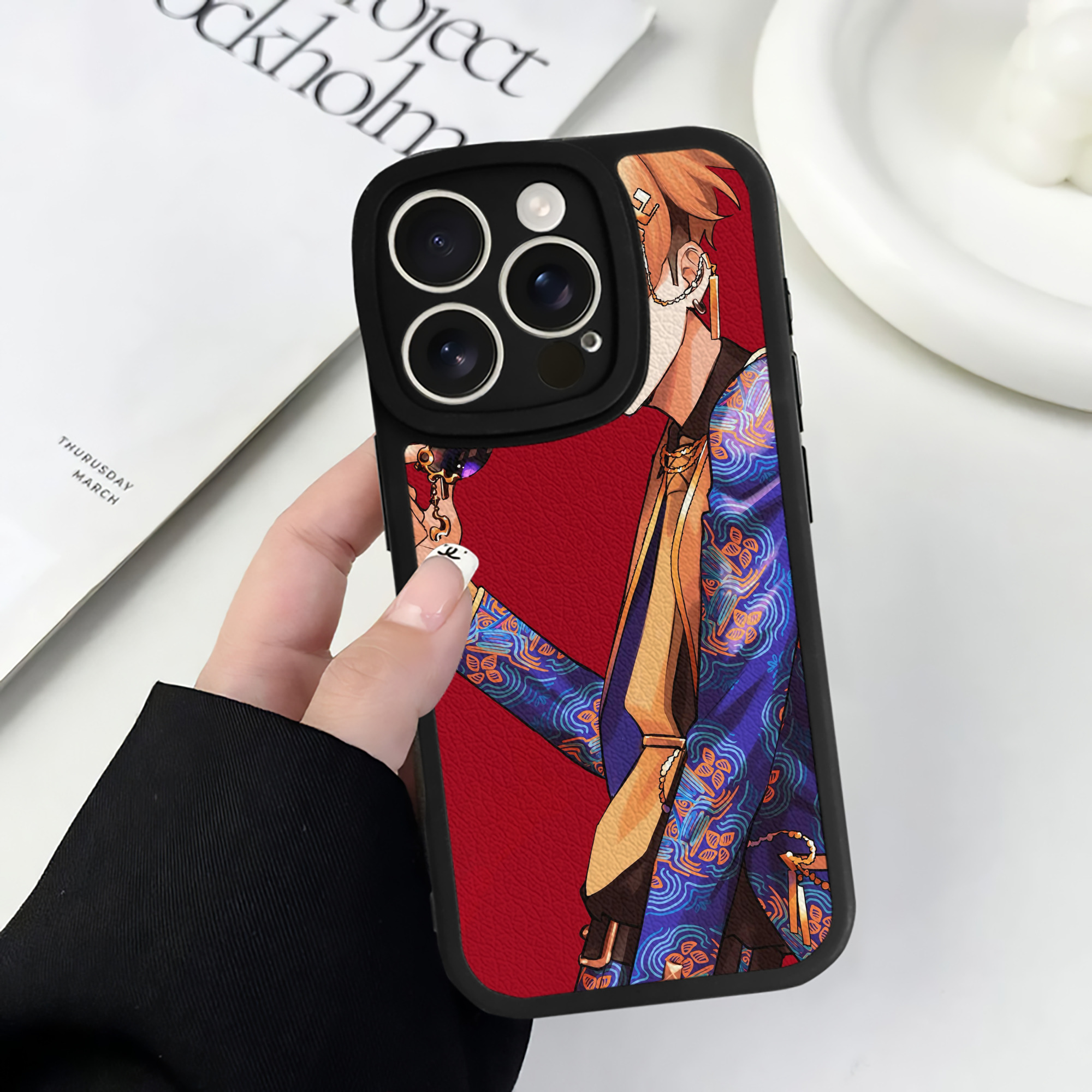 （画像用） 東京リベンジャーズ Tokyo Revengers 【iPhone 16シリーズ対応】シリコンスマホケース（レザー調） 材質：シリコン